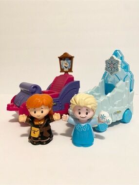 Little People Frozen Princess Parade Floats Float Anna + Elsa Fisher Price Lot